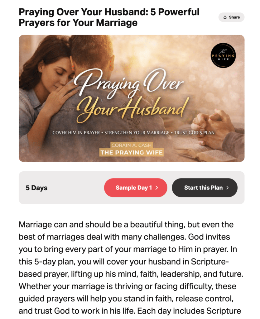 PrayingOverHusband